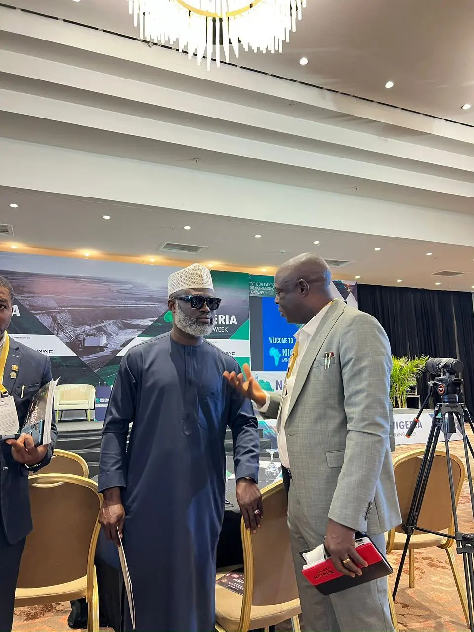Kursi Group leadership at a mining industry event